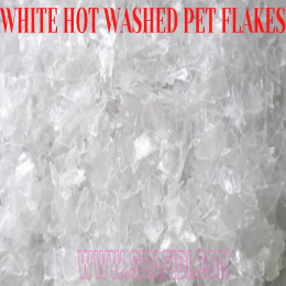 WHITE HOT WASHED PET FLAKES